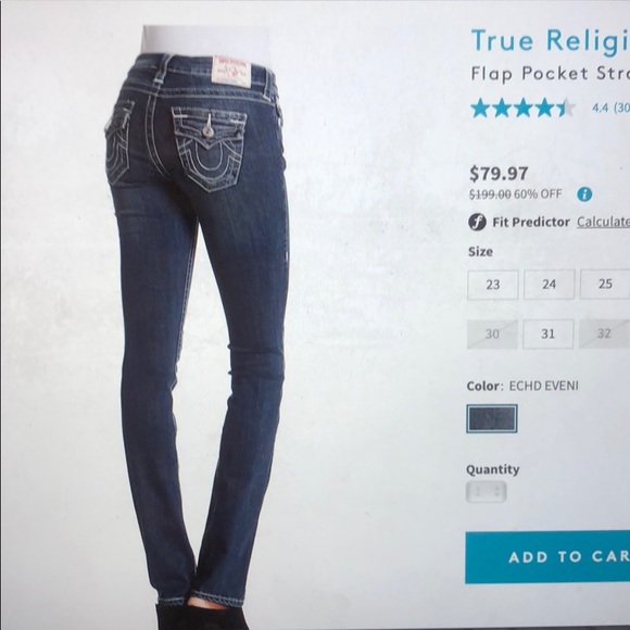 True Religion Denim - True Religion Flap Pocket Straight Jeans